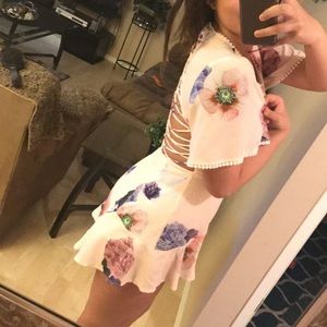Hello Molly Floral Romper